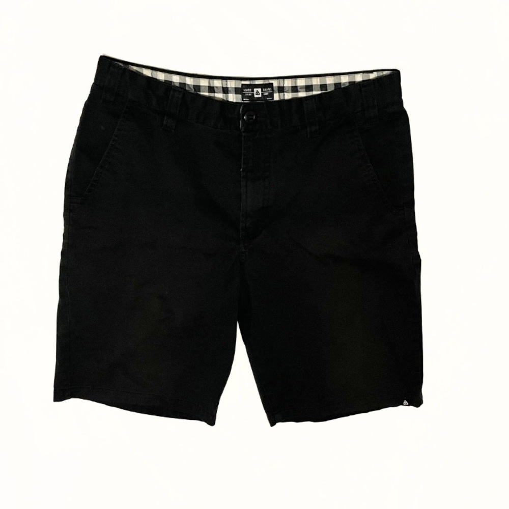 Matix Mens Black Chino Shorts Size 32